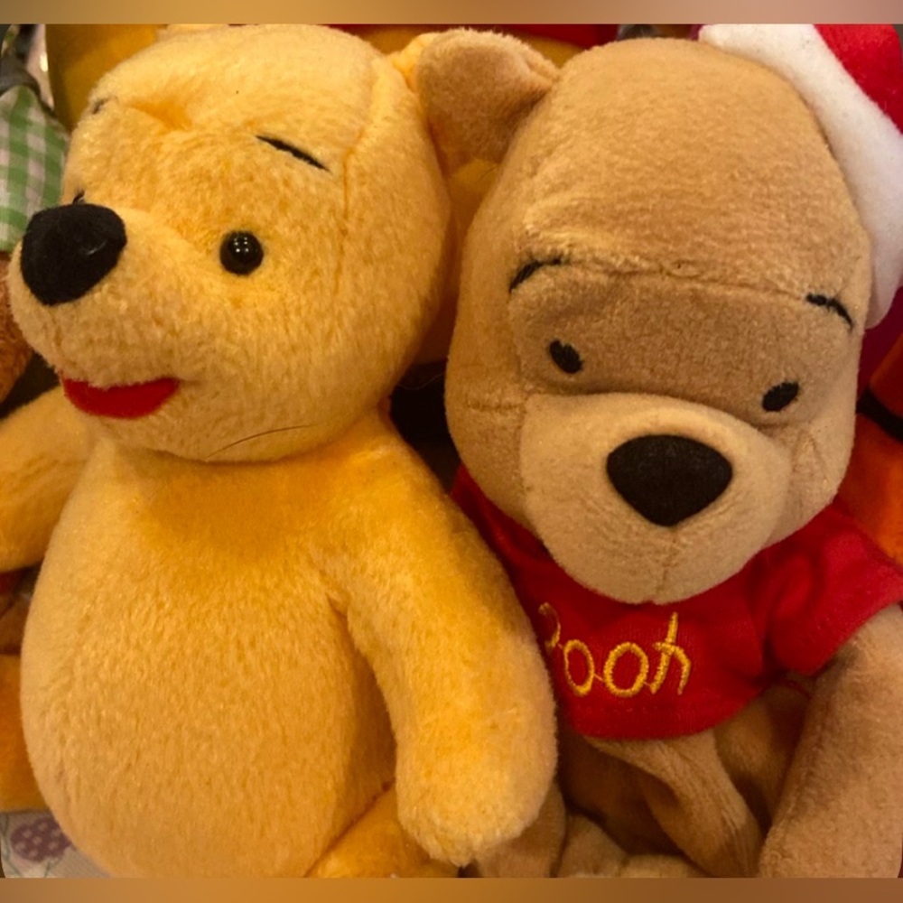 Disney Pooh & Piglet lot of 6 plush 6”-11” - Picture 3 of 16
